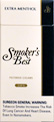 Smokers Best Extra Menthol 120's Filtered Cigars Box