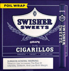 SWISHER SWEETS CIGARILLOS GRAPE FOIL WRAPPED 60CT BOX