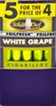 White Owl Cigarillo White Grape Foil 5 For the Price of 4