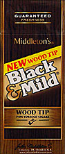 BLACK & MILD WOOD TIP CIGARS 25CT BOX
