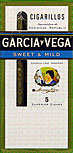 GARCIA Y VEGA CIGARILLOS SWEET & MILD 10 5/PKS