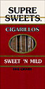 SUPRE SWEETS CIGARILLOS - SWEET 'N MILD - 5CT.