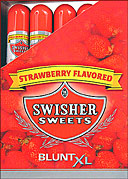 SWISHER SWEETS BLUNT XL - STRAWBERRY - 25 TUBED CIGARS