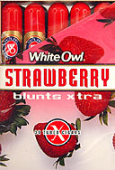 WHITE OWL BLUNTS XTRA - STRAWBERRY - 30 TUBED CIGARS