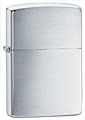 ZIPPO BRUSHED SILVER PLATE
