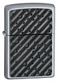 ZIPPO BUCKSHOT EMBLEM - SATIN CHROME