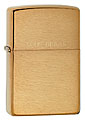 ZIPPO SOLID BRASS - BRUSHED BRASS