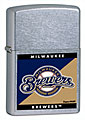 ZIPPO MLB BREWERS - STREET CHROME