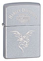 ZIPPO HARLEY-DAVIDSON EAGLE WITH ATTITUDE - SATIN CHROME
