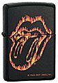 ZIPPO ROLLING STONES FLAMING TONGUE - LICORICE