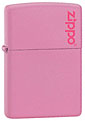 ZIPPO PINK MATTE w/ ZIPPO LOGO