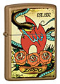 ZIPPO TATTOO - HONEY GOLD
