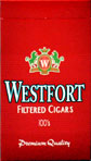 Westfort Red Filtered Cigars 100 Box