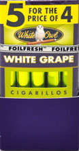 White Owl Cigarillo White Grape Foil 5 For the Price of 4