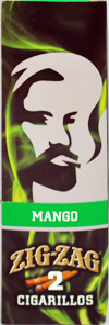 ZIG ZAG CIGARILLO WRAP MANGO 15-2PKS