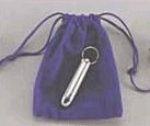 Silver Bullet with Key Ring Cigar Cutter