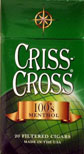 Criss Cross Filtered Cigars - Menthol 100 Box