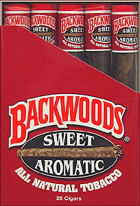 BACKWOODS SWEET AROMATIC (25 TUBED CIGARS)