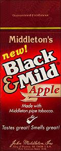 BLACK & MILD "APPLE" CIGARS 25 COUNT BOX
