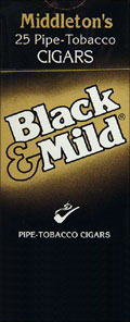 BLACK & MILD CIGARS 25 COUNT BOX