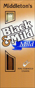 BLACK & MILD "MILD" CIGARS 10/5PKS