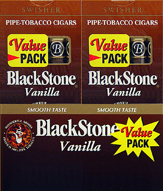 BLACKSTONE VANILLA CIGARS VALUE PACK. 20/5PKS