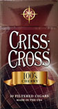 Criss Cross Filtered Cigars - Cherry 100 Box