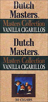 DUTCH MASTERS MASTERS COLLECTION VANILLA CIGARILLOS 30CT BOX