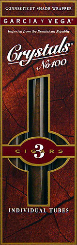 GARCIA Y VEGA CRYSTALS NO. 100 - 5 3/PKS