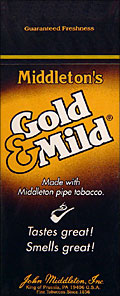 GOLD & MILD CIGARS 25 COUNT BOX