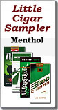 FILTERED CIGAR SAMPLER CARTON - MENTHOL 100