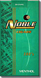 Noble Little Cigars -Menthol 100
