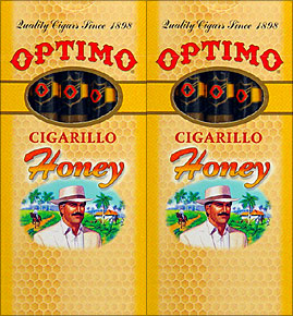 OPTIMO CIGARILLO - HONEY 20/5PKS