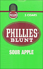 PHILLIES BLUNT SOUR APPLE 10/5PKS
