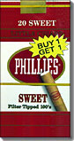 PHILLIES SWEET LITTLE CIGARS 100- FILTER TIPPED- CARTON