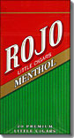 ROJO FILTERED LITTLE CIGARS - MENTHOL