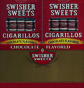 SWISHER SWEETS CIGARILLOS CHOCOLATE 20/5PKS
