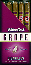 WHITE OWL CIGARILLOS - GRAPE 25CT