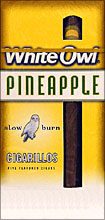 WHITE OWL CIGARILLOS - PINEAPPLE 10/5PKS