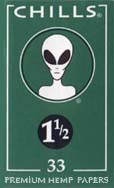 CHILLS ALIEN ROLLING PAPERS 1 1/2