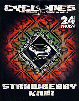 CYCLONES BLUNT WRAP 24CT. STRAWBERRY KIWI
