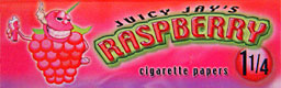 JUICY JAY'S 1 1/4 RASPBERRY HERBAL PAPERS 24CT BOX