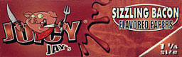 JUICY JAY'S 1 1/4 SIZZLING BACON HERBAL PAPERS 24CT BOX
