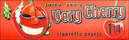 JUICY JAY'S 1 1/4 VERY CHERRY HERBAL PAPERS 24CT BOX