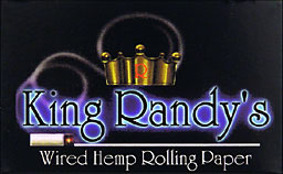 KING RANDY'S WIRED HEMP ROLLING PAPERS 20/24CT BOOKLETS
