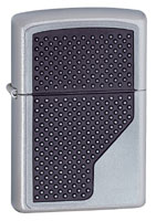 ZIPPO GRIP EMBLEM - SATIN CHROME
