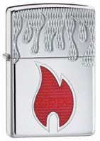 ZIPPO INFERNO - HIGH  POLISH ARMOR
