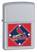 ZIPPO MLB CARDINALS - SATIN CHROME