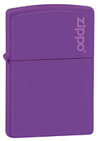 ZIPPO PURPLE MATTE w/ ZIPPO LOGO