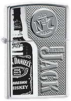 ZIPPO JACK DANIELS - ARMOR HIGH POLISH CHROME